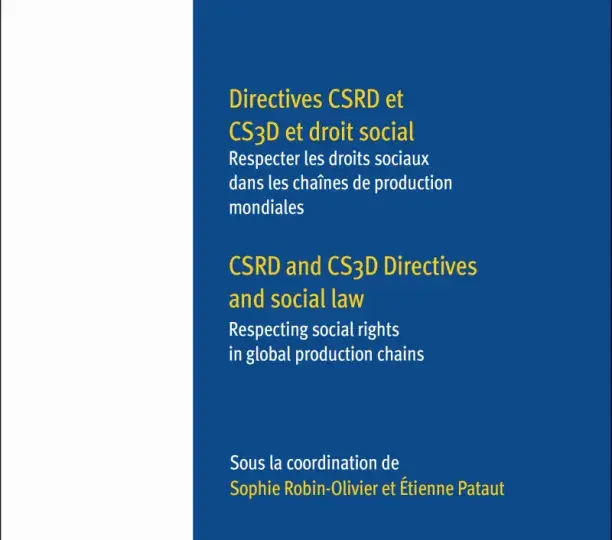  Directives CSRD et CS3D et droit social